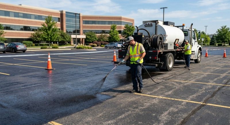 Asphalt Parking Lot Sealing in Tampa, FL