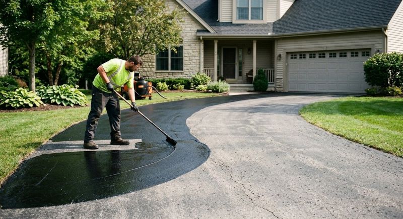 Blacktop Driveway Sealing in Tampa, FL